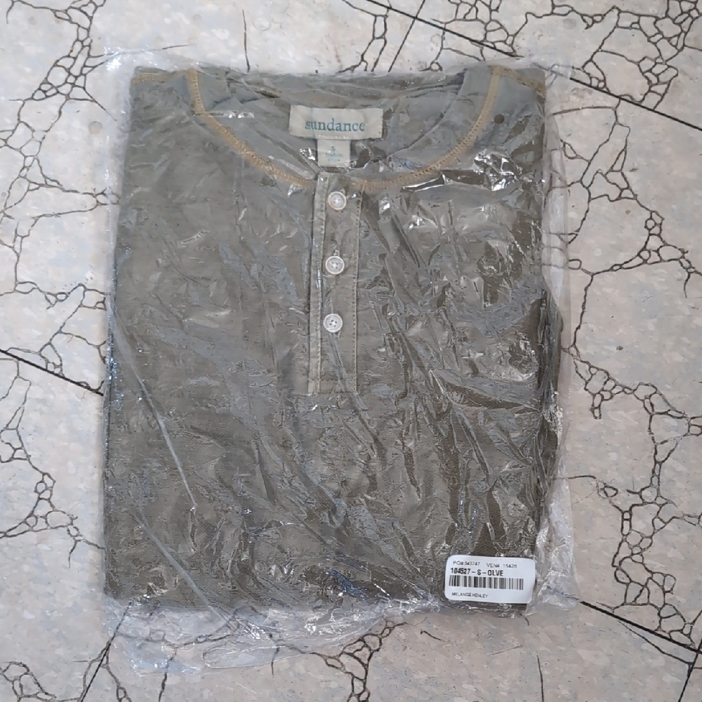 Sundance Olive Long Sleeve Top S